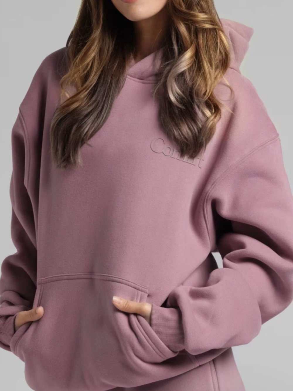 Comfrt Minimalist Hoodie - Orchid - Size L - Tried On Once